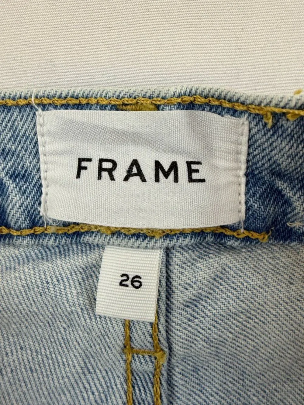 FRAME Straight Leg Jeans Thistle Wash Womens Size 26 - Picture 3 of 9